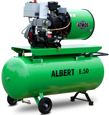Винтовой компрессор Atmos Albert E 50-RD с ресивером и осушителем